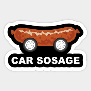 Car Sosage Funny Sticker